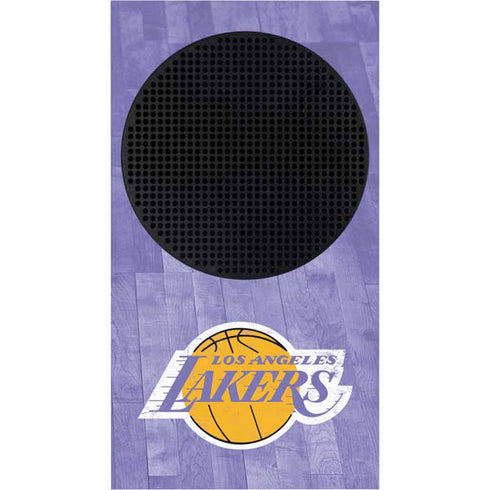 NBA Los Angeles Lakers Hardwood Classics Xbox Series S Console Skin